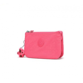 Kipling Creativity XL Extra Large Purse With Wristlet Shell Pink K15156Q86 21x13x4cm