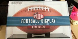 BALLQUBE Grandstand UV Football Display Holder Stand Cube