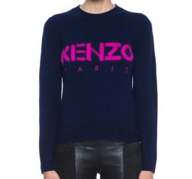 Kenzo Wool round neck pullover fashion character sweater