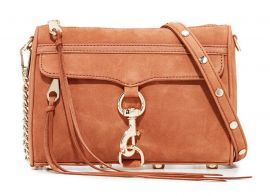 Rebecca Minkoff Metallic Mini MAC Convertible Cross-Body Handbag H001I001-067