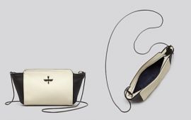 Pour la Victoire Elie Mini Crossbody PLHB1353-069 black/white