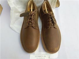  EU41.5  Clarks Original Desert London Beeswax Leather Shoes 26107880-7075   BROWN