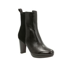 Clarks Kendra Porter Women's Black Leather Ankle Boots EU36 16052-00320