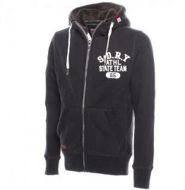 Superdry men's Core Applique Hoodie with zip-up front 180/108A 2XL Eclipse Navy 98t M20285PNF5