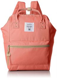 anello #AT-B0197B small backpack with side pockets black/PINK