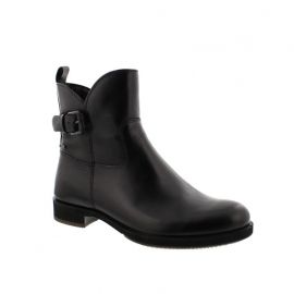EU36/37 Ecco Saunter Gtx Womens Ankle Boots Black Leather 234693-11001 