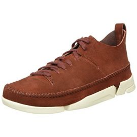 Clarks Trigenic Flex Men's Suede Lace Up Sneaker Nut Brown EU42 26118594