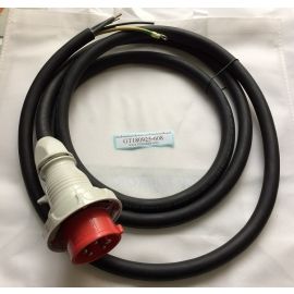 WALTHER 219 Pin & Sleeve Connector 16 A 400 V Plug 3P+N+E Red with Cable 