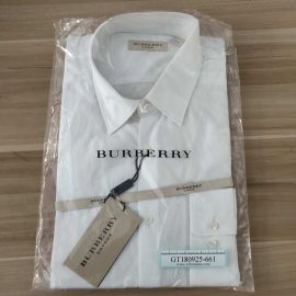 Burberry Mens Modern Fit Cotton Poplin Dress Shirt 3959136 White 16US(41EU)