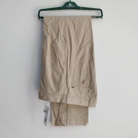 Lacoste HH7135 Khaki Cotton Men's Classic Fit Casual Pants MACARON CLAIR