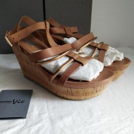 VIC SANDALO 4G9604D Women's Mid Wedge with Ankle Buckle
