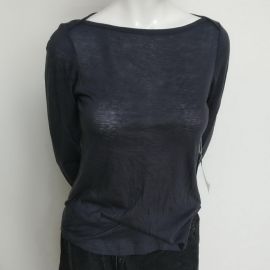 A.L.C. Brenton Top 4138MT Navy Blue SIZE S 165-170cm Cotton90% Cashmere10%