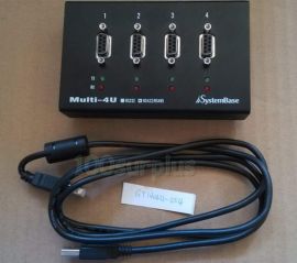 SystemBase Multi-4/USB RS232(v1.6) Converter from USB to 4 x RS422/RS485 ports