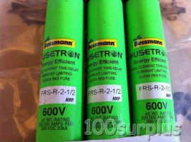Cooper Bussmann Fusetron FRS-R-5 600V 5A Time Delay Fuse