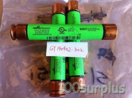 Cooper Bussmann Fusetron FRS-R-2-1/2 600V 2.5A Time Delay Fuse