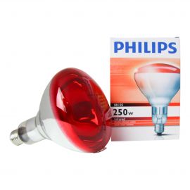 Philips BR125 IR 250W E27 230-250V Red 1CT/10 InfraRed 57521025
