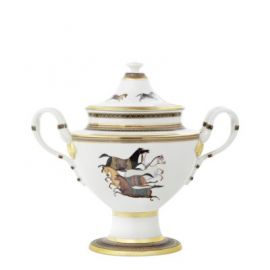 HERMES Cheval d' Orient Compote Dish