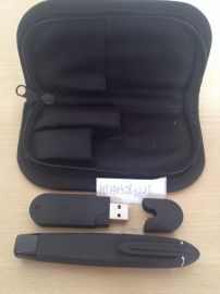 PP-1000 1MW RF Wireless Presenter Red Laser Pointer Flip Pen (Black) 