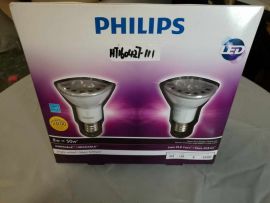 2pcs Philips 8W PAR20 Dimmable Airflux LED Bulb Bright White Light