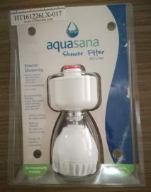 Aquasana AQ-2100 AQ-2100W Inline Shower Filter and Shower Head White 