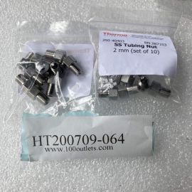 set of 10 Thermo Scientific Hex SS Tubing Nut 2mm 35040403