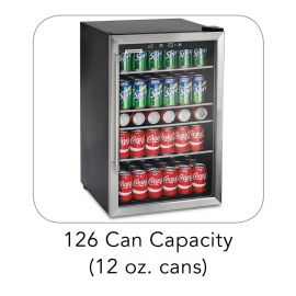 TRAMONTINA Wine and Beverage Center 126 Can Capacity 115V 