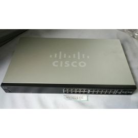 Cisco SF250-24P 24-Port 10/100 PoE Smart Switch Power & Case