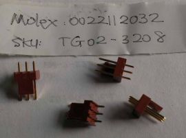 Lot 25 pcs Molex 0022112032 CONN HEADER 3POS .100 VERT GOLD plated $0.3/pc