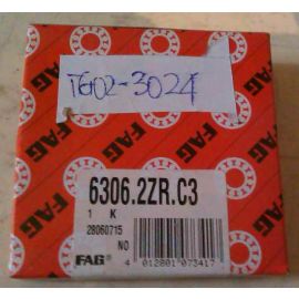 6306.2ZR.C3 FAG Ball Bearing 30mm x 72mm x 19mm 6306-2ZR-C3 