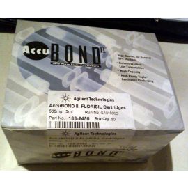 Agilent Technologies 188-2450 AccuBOND II Florisil Cartridges 500mg 3ml box of 50 NEW