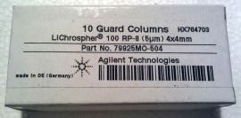 Agilent Technologies 79925MO-504 Lichrospher 100 RP-8 4 x 4 5uM Pack of 10 guard columns 
