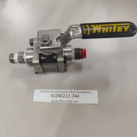  WHITEY SS-63TF6 SWAGELOK BALL VALVE, WHITEY-SWAGELOK Pulled from a new equipment