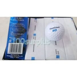A box of 3 BRIDGESTONE TOURSTAGE golf balls