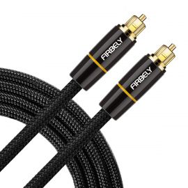 6FT FIRBELY Optical Digital Audio Cable Toslink male to male FBAM20180918
