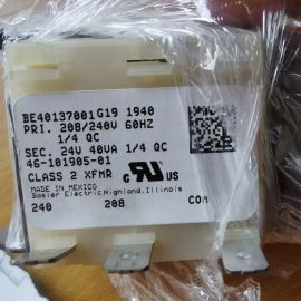 Basler Electric Rheem BE40137001 G19 208-240VAC TO 24V 40VA TRANSFORMER 46-101905-01