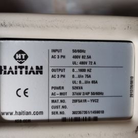 HAITIAN 20F5A1R-YVC2 KEB AUTOMATION KEB COMBIVERT DRIVES Untested status