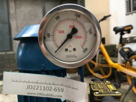 NOSHOK Pressure Gauge 0-2000PSI 0-12000kPa used
