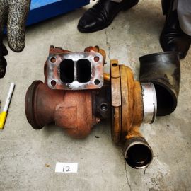 Caterpillar 823108-5012 Perkins 4354500 GTC3576D Turbocharger Sold As Is
