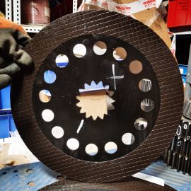 Mechanical friction plate