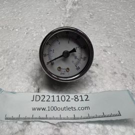 PIC Gauges 102D-158F 102D Series Dry Utility Gauge, 1-1/2", 0/160 psi