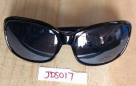 JDS017 Fashion Sunglasses 2014 Women UV400 Black/Deep Gray