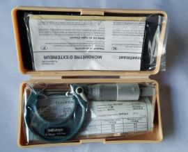 Mitutoyo Vernier Outside Micrometer 0-25mm Ratchet Stop
