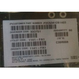 UNITECH P2C5341281403 1141-FA1 PBC