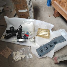 Surplus Pneumatic & Liquid Control Assembly Lot - Fittings, Valve, Sensor Block