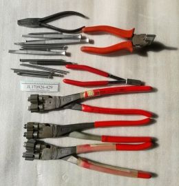 a batch of Knipex tools 7491250 Cutters Pliers used