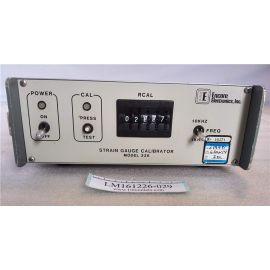 ENCORE Electronics AC STRAIN GAUGE CALIBRATOR Model 226 Used