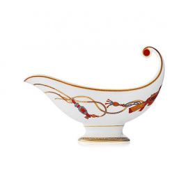 HERMES Cheval d' Orient Porcelain Sauce Bowl