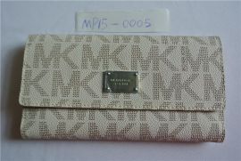 AUTHENTIC MICHAEL KORS Jet Set Travel saffiano leather flat wallet White