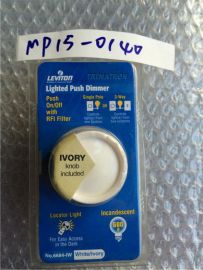 Leviton 6684-IW Rotary Dimmer, Preset 600W 120V 3-Way, Trimatron, Ivory/White 