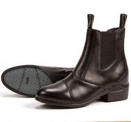 DUBLIN women's DEFY Pull On Paddock Boots Genuine Leather BLACK